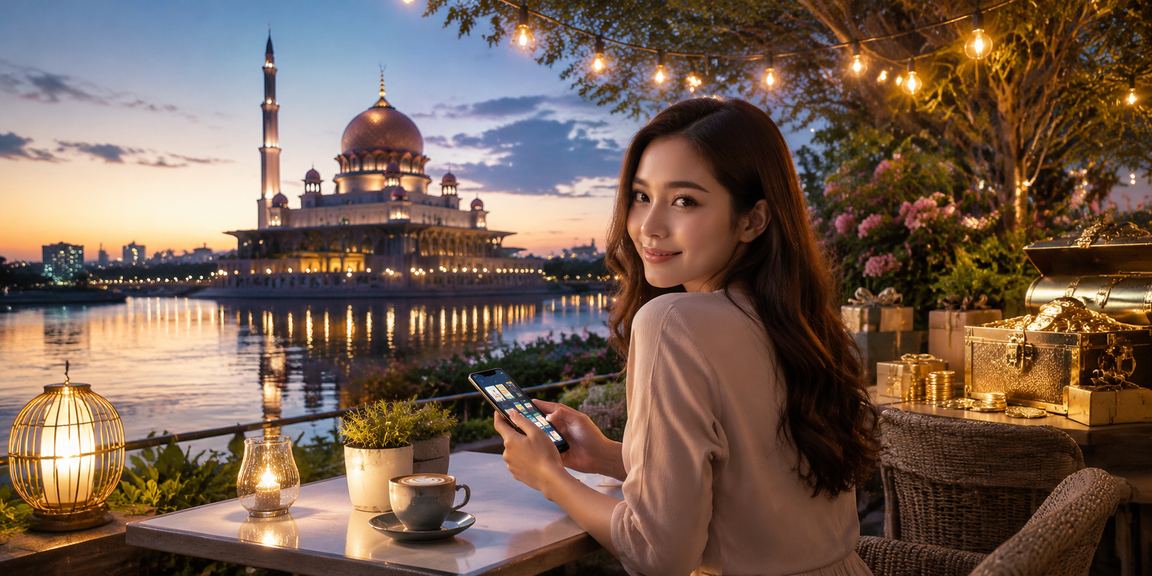 Putrajaya user accessing the 5100 platform via smartphone with a Malay interface